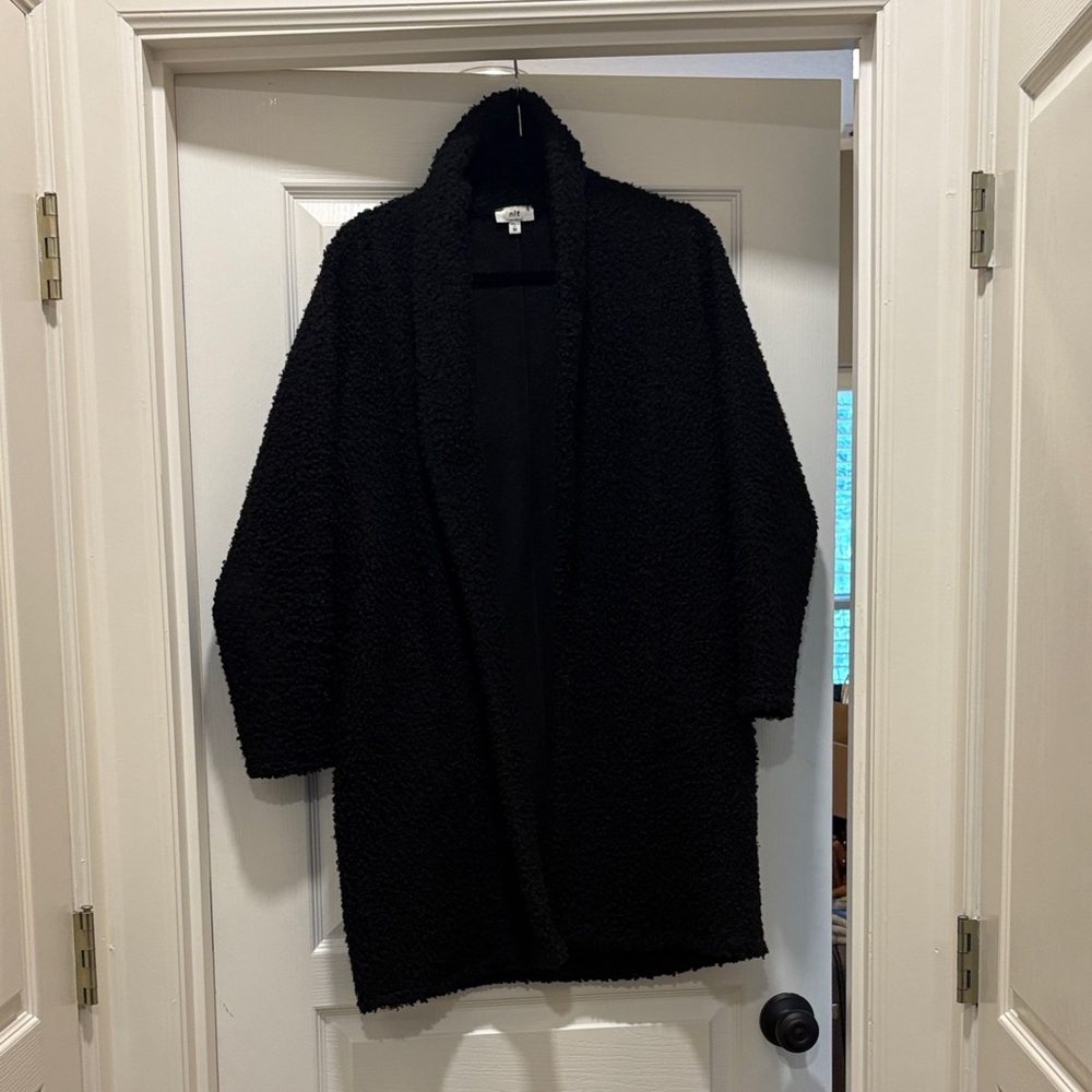 Elegant Black Teddy Jacket